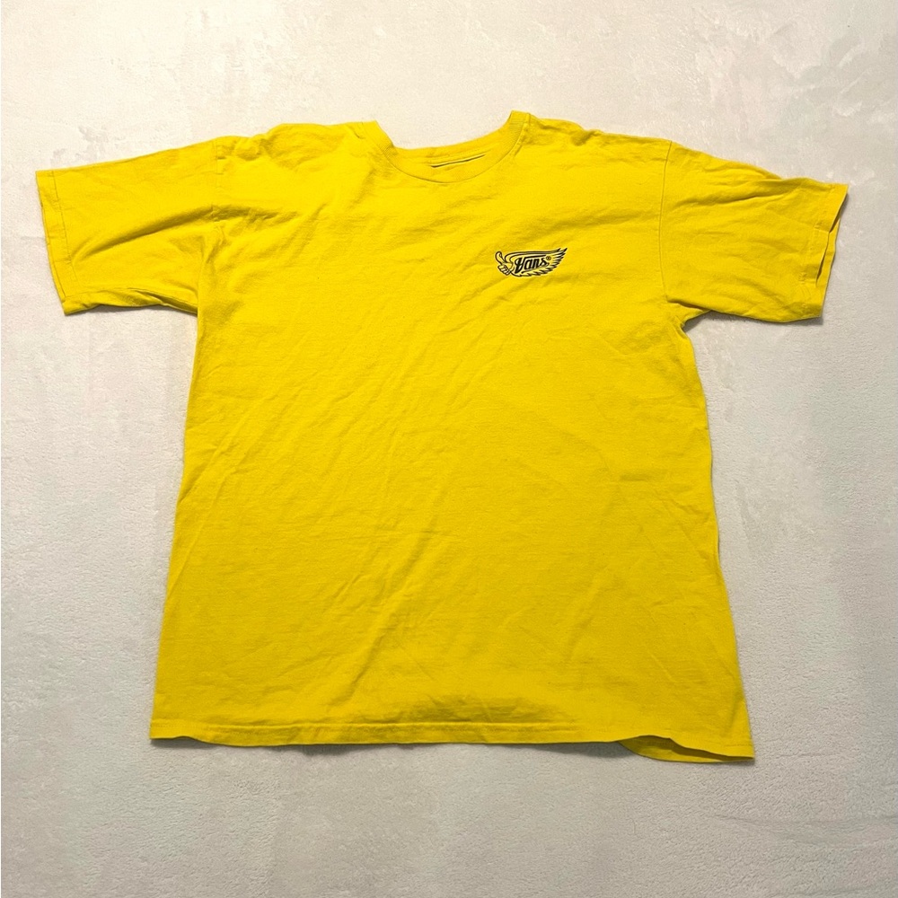 VANS - Vintage Black Screen print Logo T-Shirt